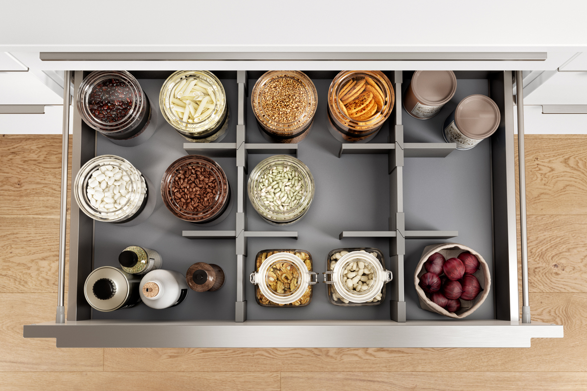 Met individueel inrichtbare ladeverdelers heeft elk voorwerp zijn eigen plek!